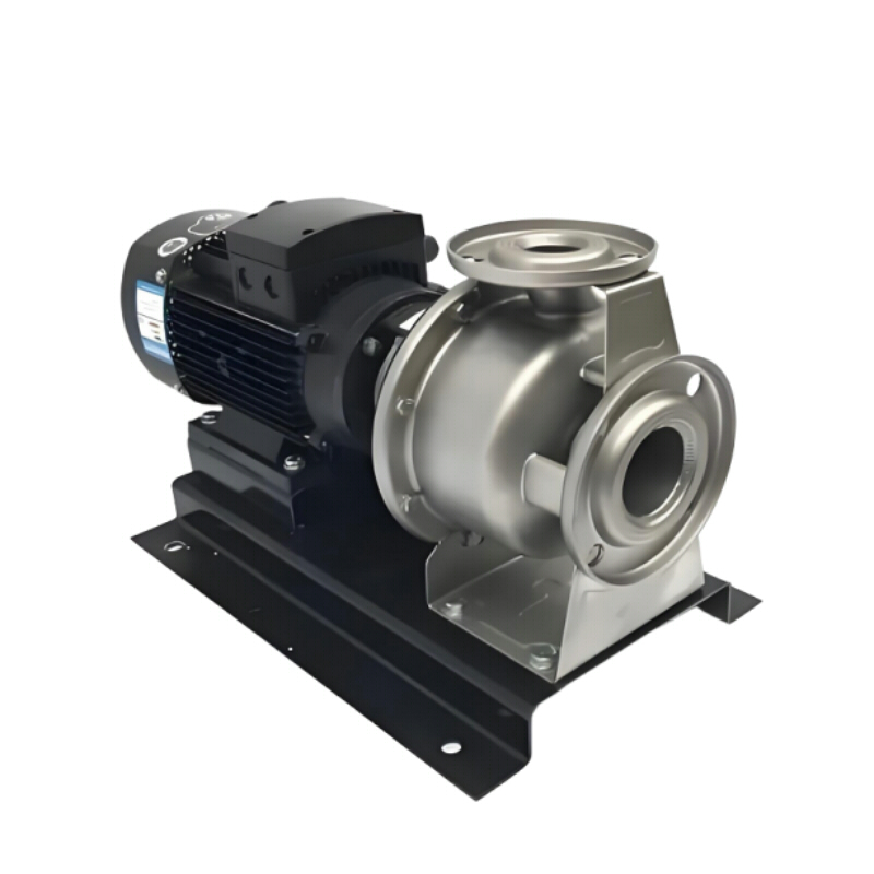 What types of media are suitable for transportation using stainless steel centrifugal pumps?