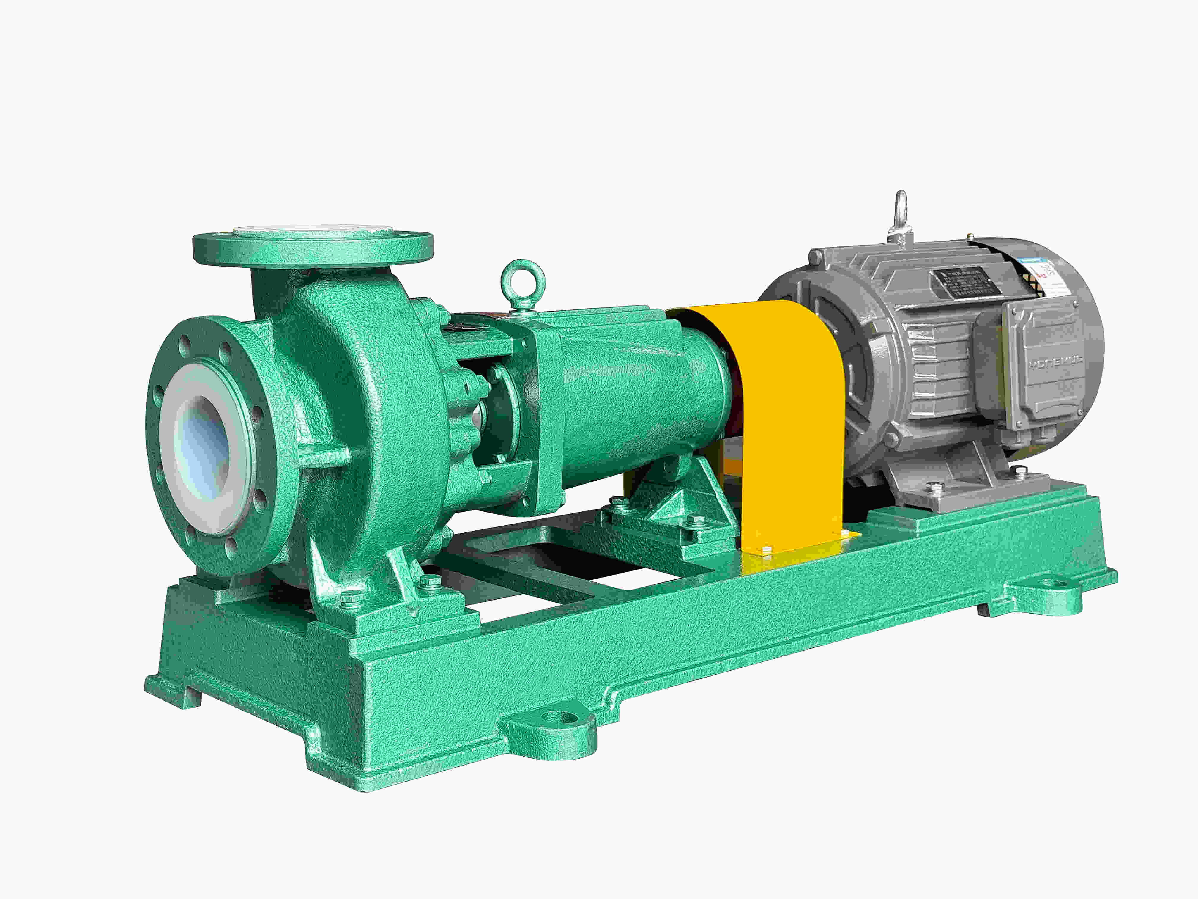 Key points for selecting fluoroplastic centrifugal pumps for transporting oxidized water (pH=2 with sand)